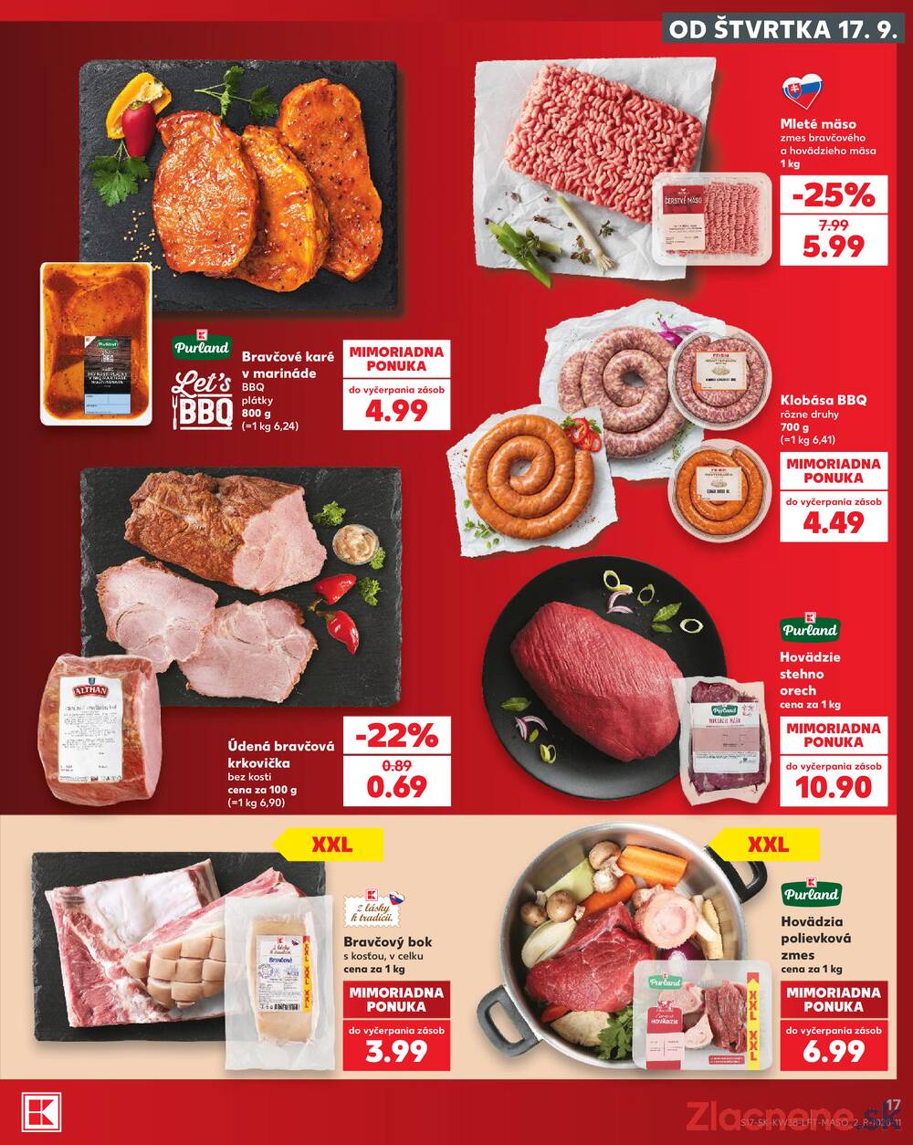 Kaufland 17.9. - 23.9. - Kaufland Bardejov