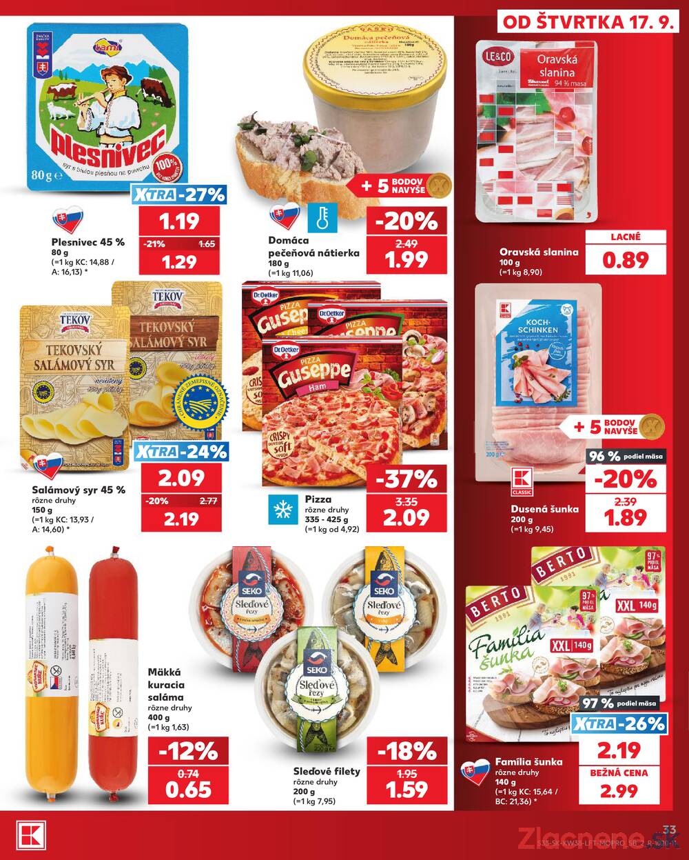 Kaufland 17.9. - 23.9. - Kaufland Púchov