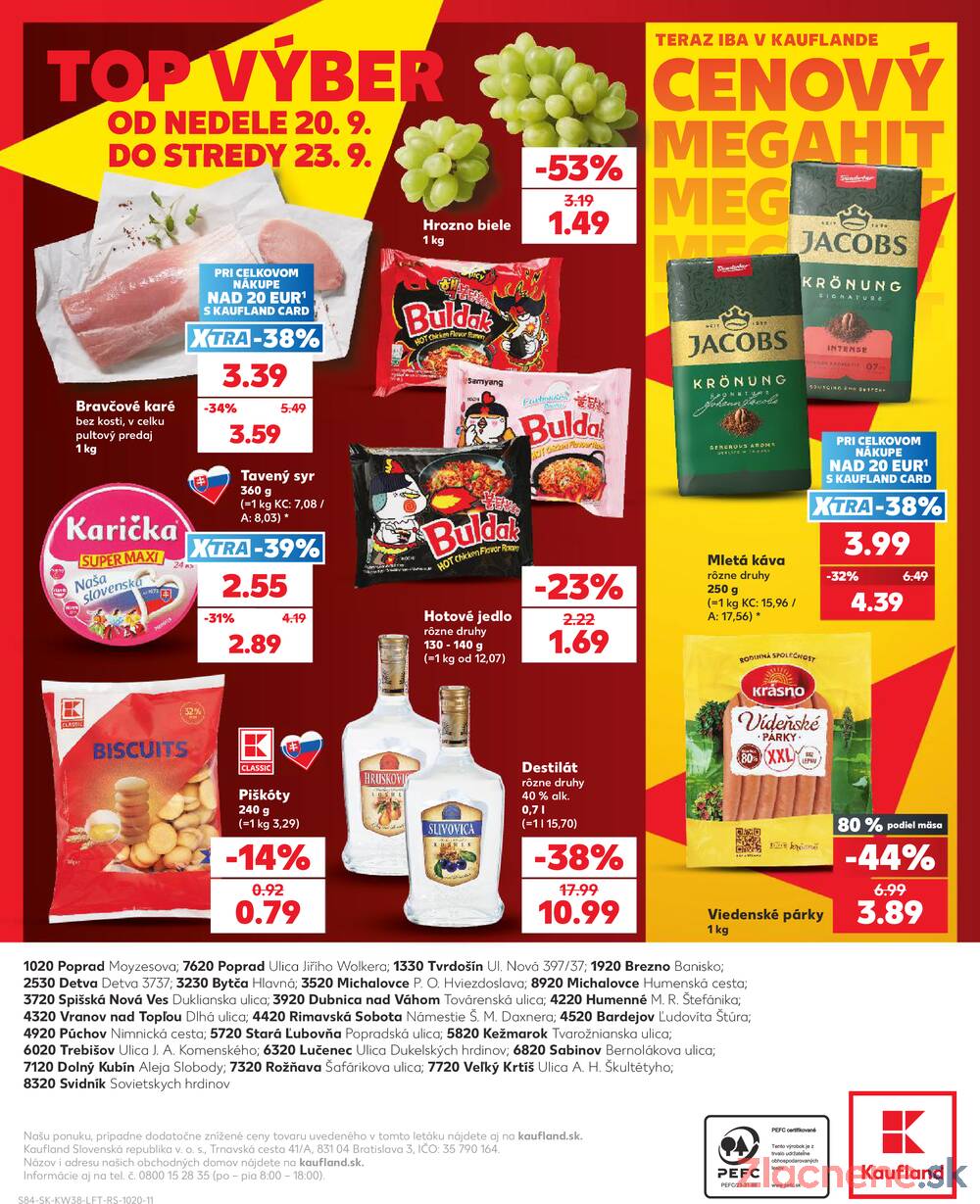 Leták Kaufland - Kaufland 17.9. - 23.9. - Kaufland Trebišov - strana 84 Leták Kaufland - Kaufland 17.9. - 23.9. - Kaufland Trebišov - strana 84