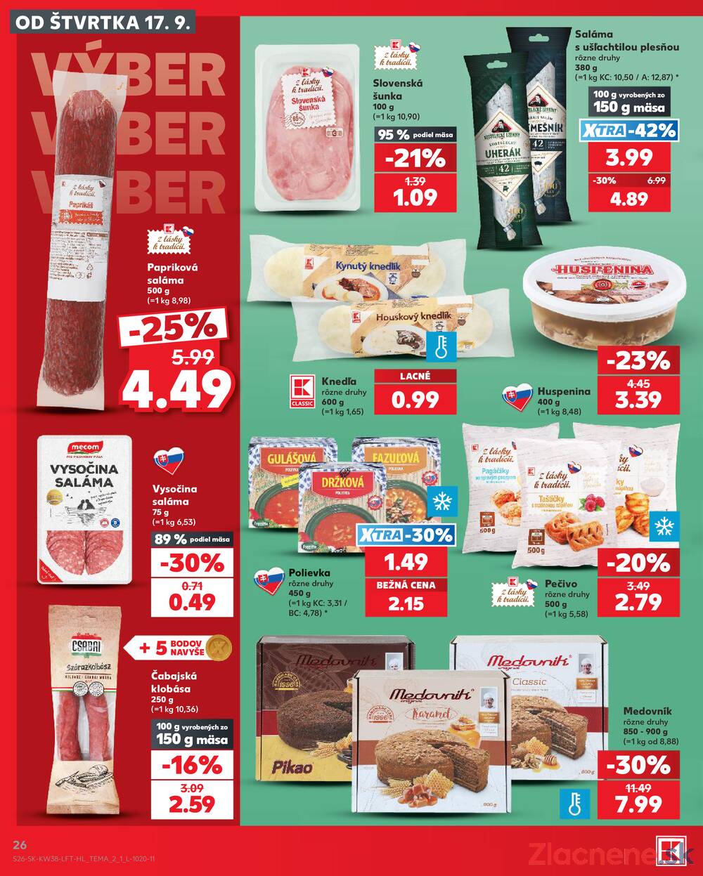 Kaufland 17.9. - 23.9. - Kaufland Rožňava