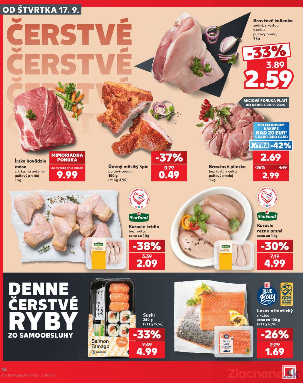 Leták Kaufland - Kaufland 17.9. - 23.9. - Kaufland Dunajská Streda - strana 16 Leták Kaufland - Kaufland 17.9. - 23.9. - Kaufland Dunajská Streda - strana 16