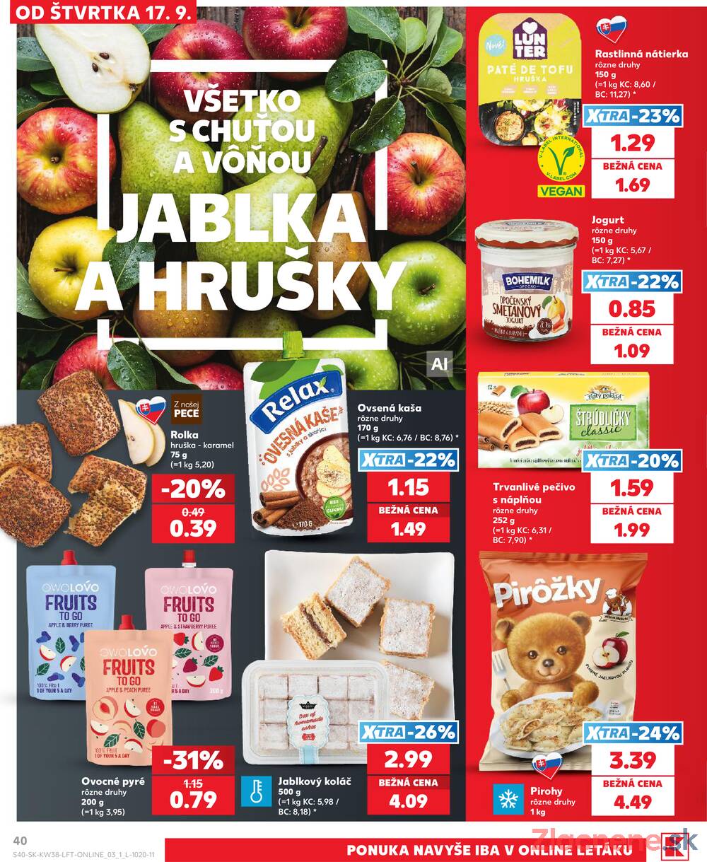 Kaufland 17.9. - 23.9. - Kaufland Bratislava - Bory