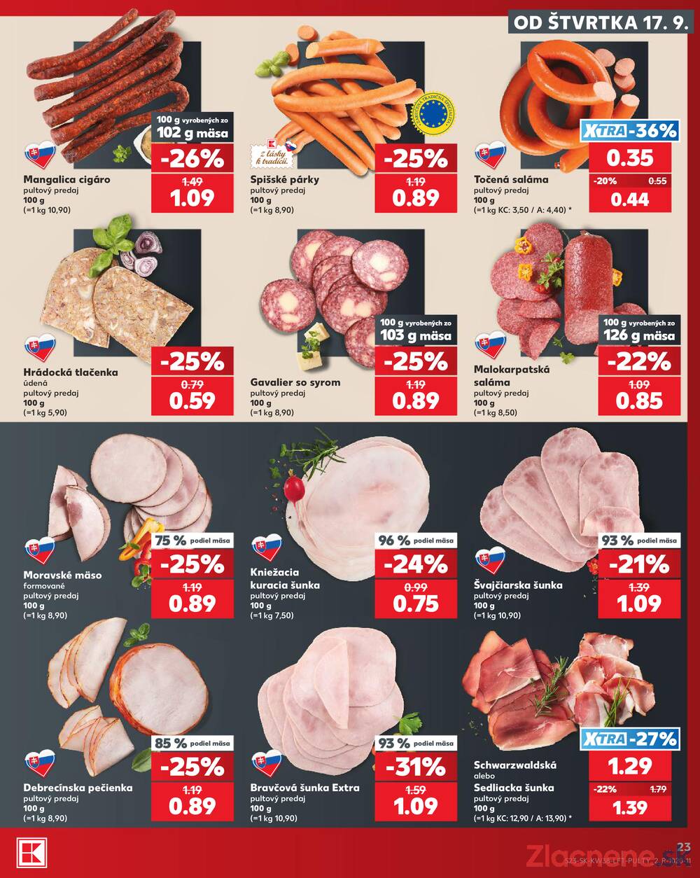Kaufland 17.9. - 23.9. - Kaufland Trnava - Juh - Bratislavská
