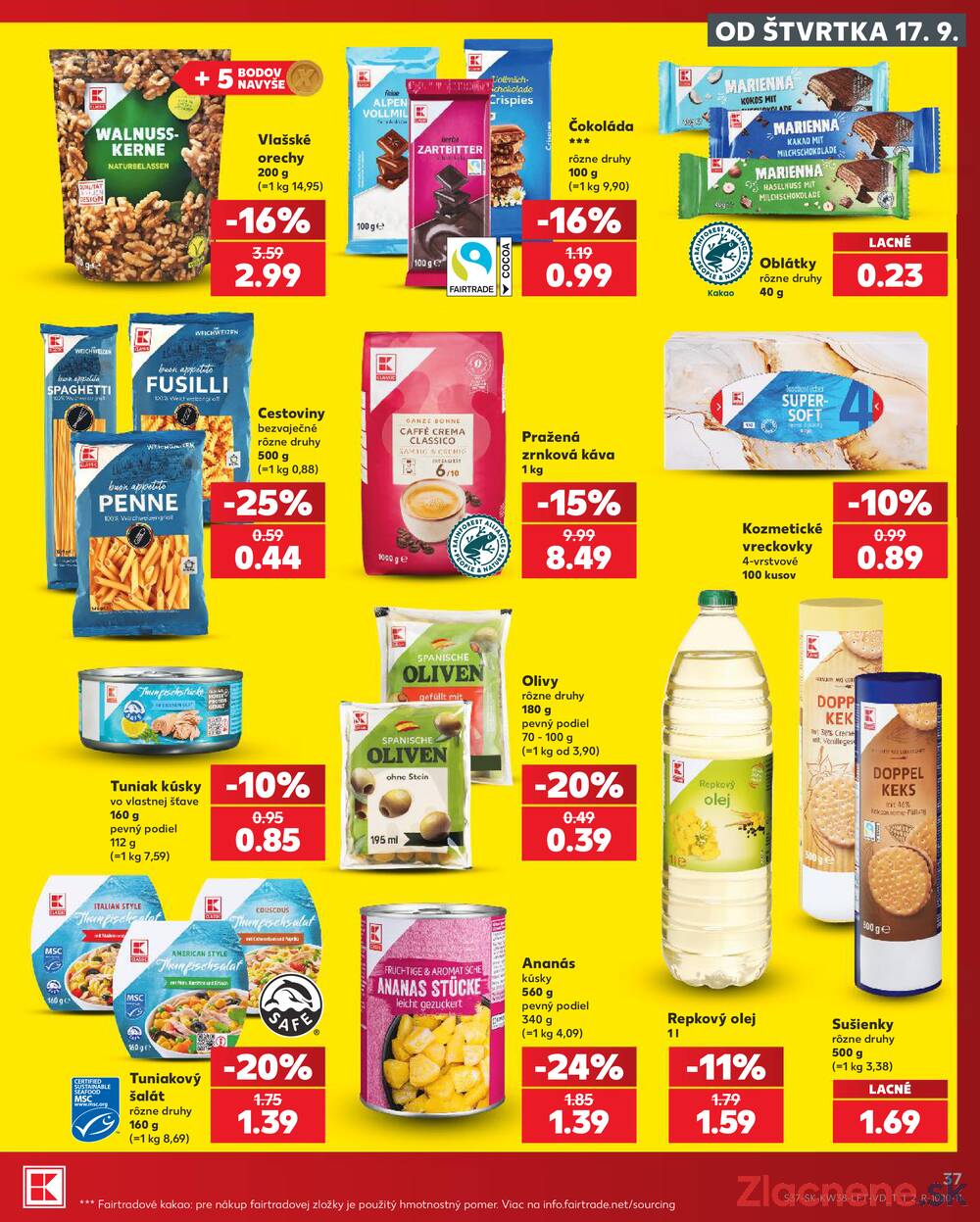 Kaufland 17.9. - 23.9. - Kaufland Ružomberok