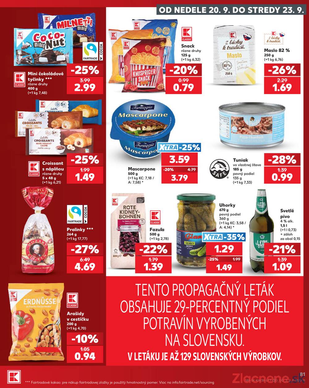 Kaufland 17.9. - 23.9. - Kaufland Košice-Pri hati
