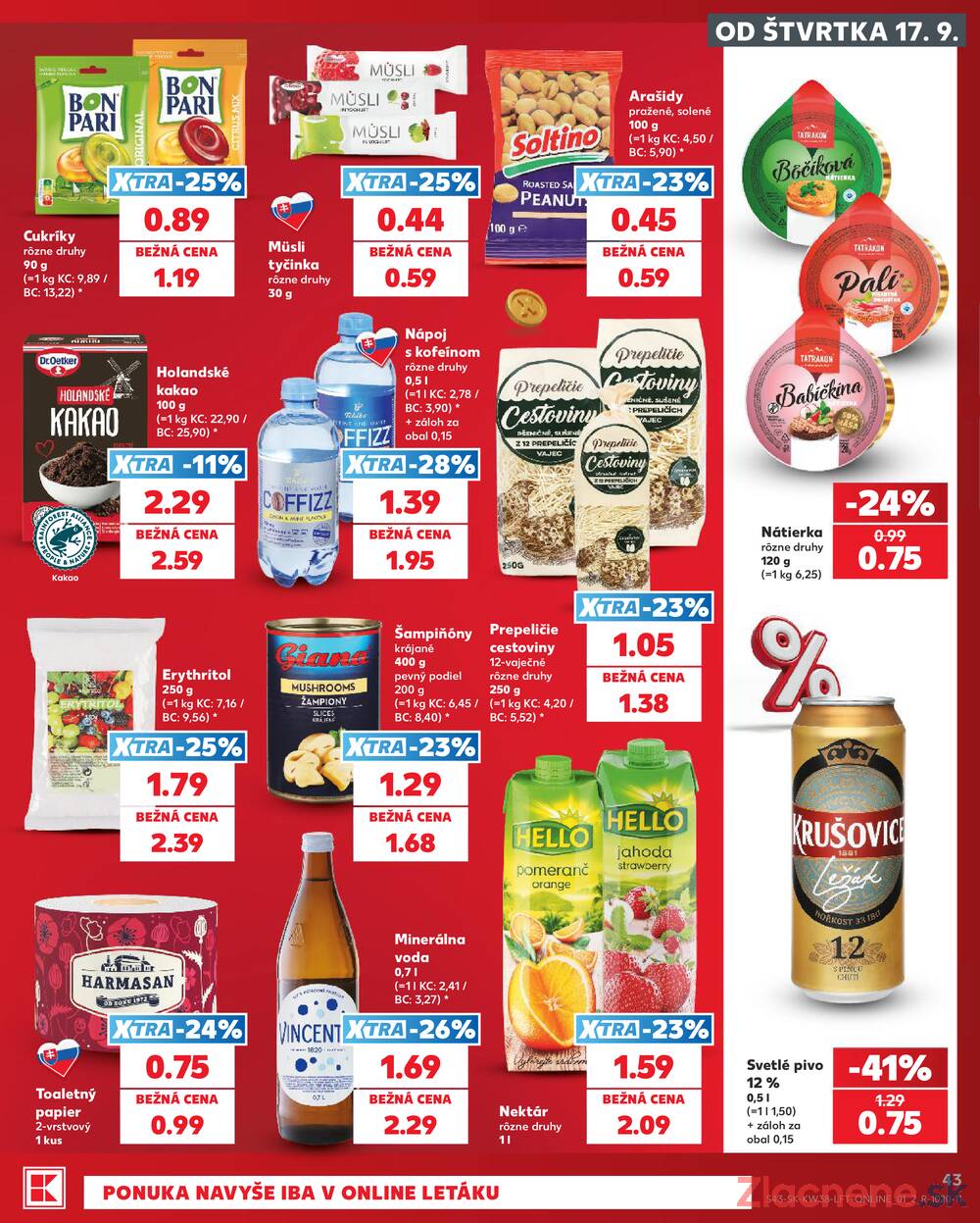 Kaufland 17.9. - 23.9. - Kaufland Žilina