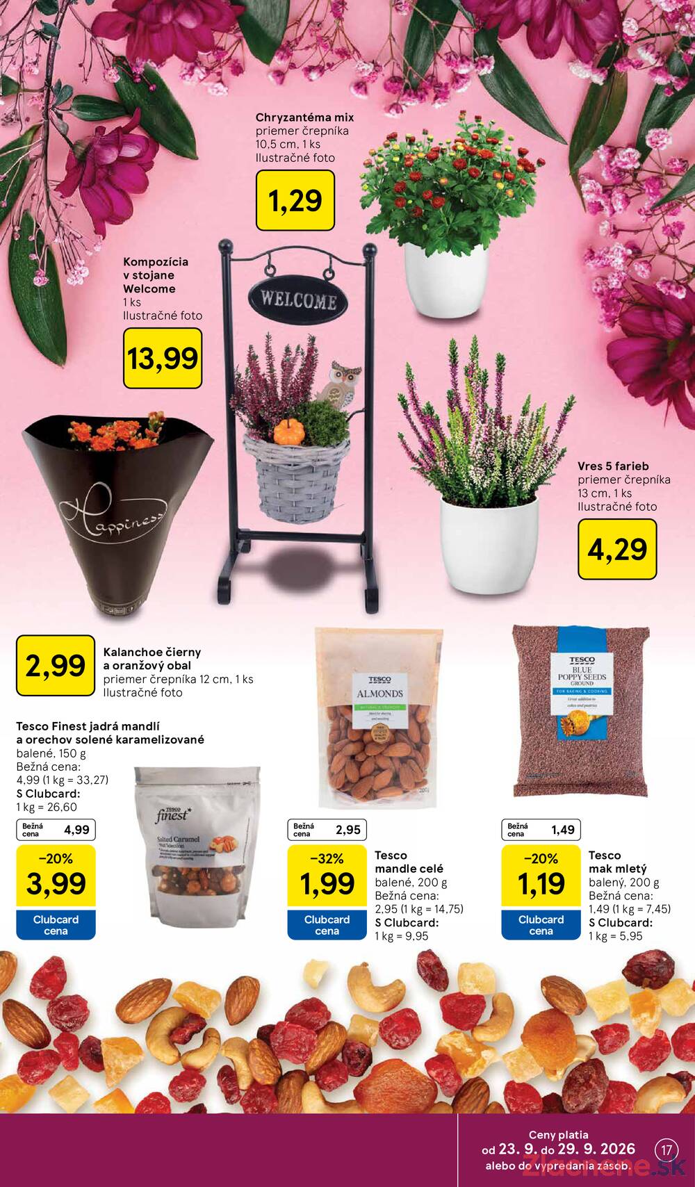 Tesco supermarkety od 23.9. do 29.9.2026