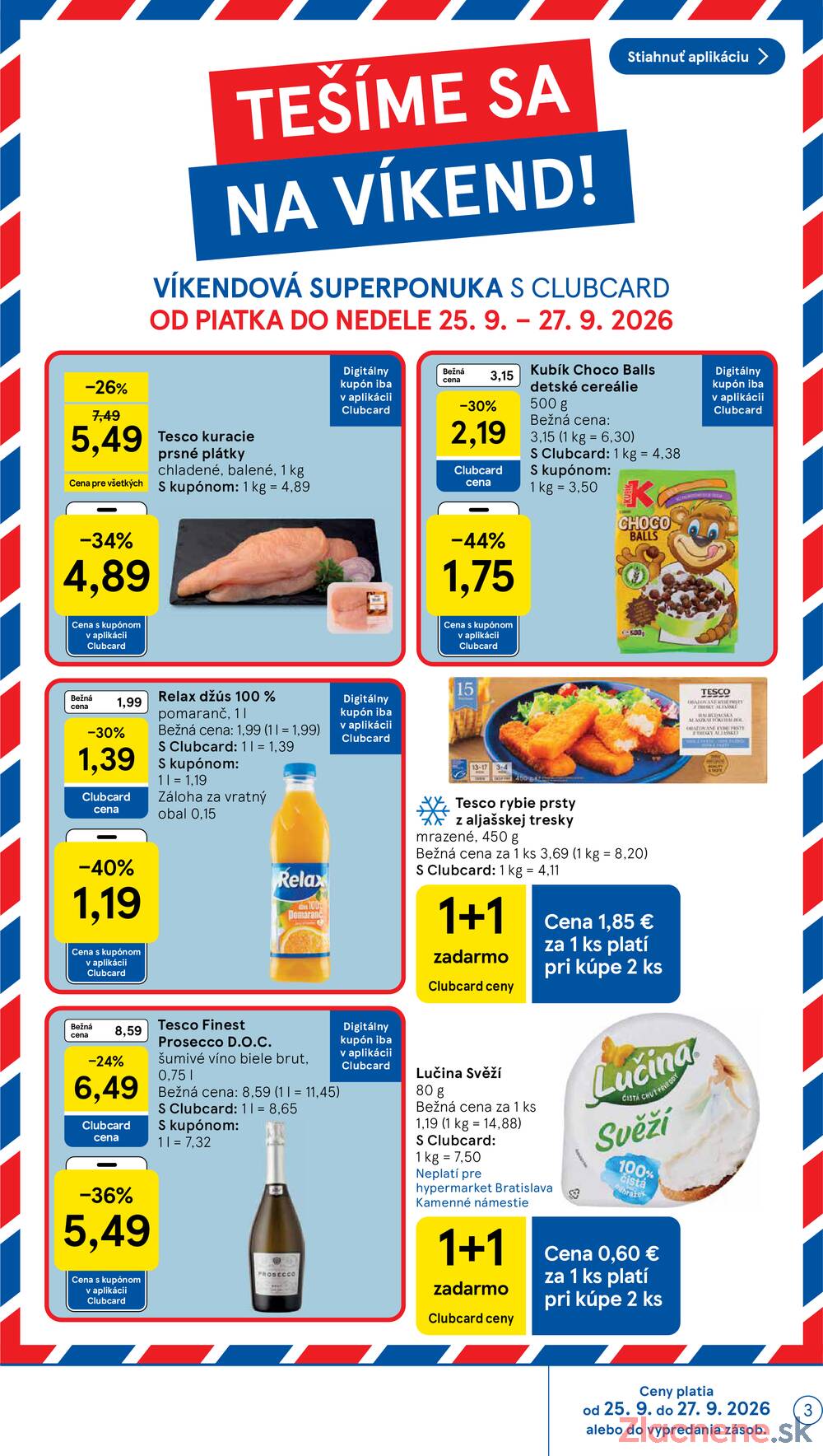 Leták Tesco - Tesco hypermarkety 23.9. - 29.9. - strana 3 Leták Tesco - Tesco hypermarkety 23.9. - 29.9. - strana 3