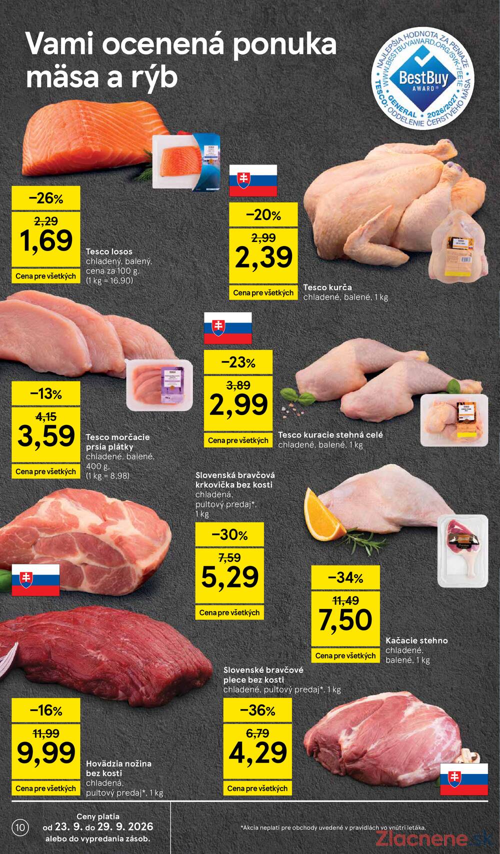Tesco hypermarkety 23.9. - 29.9.