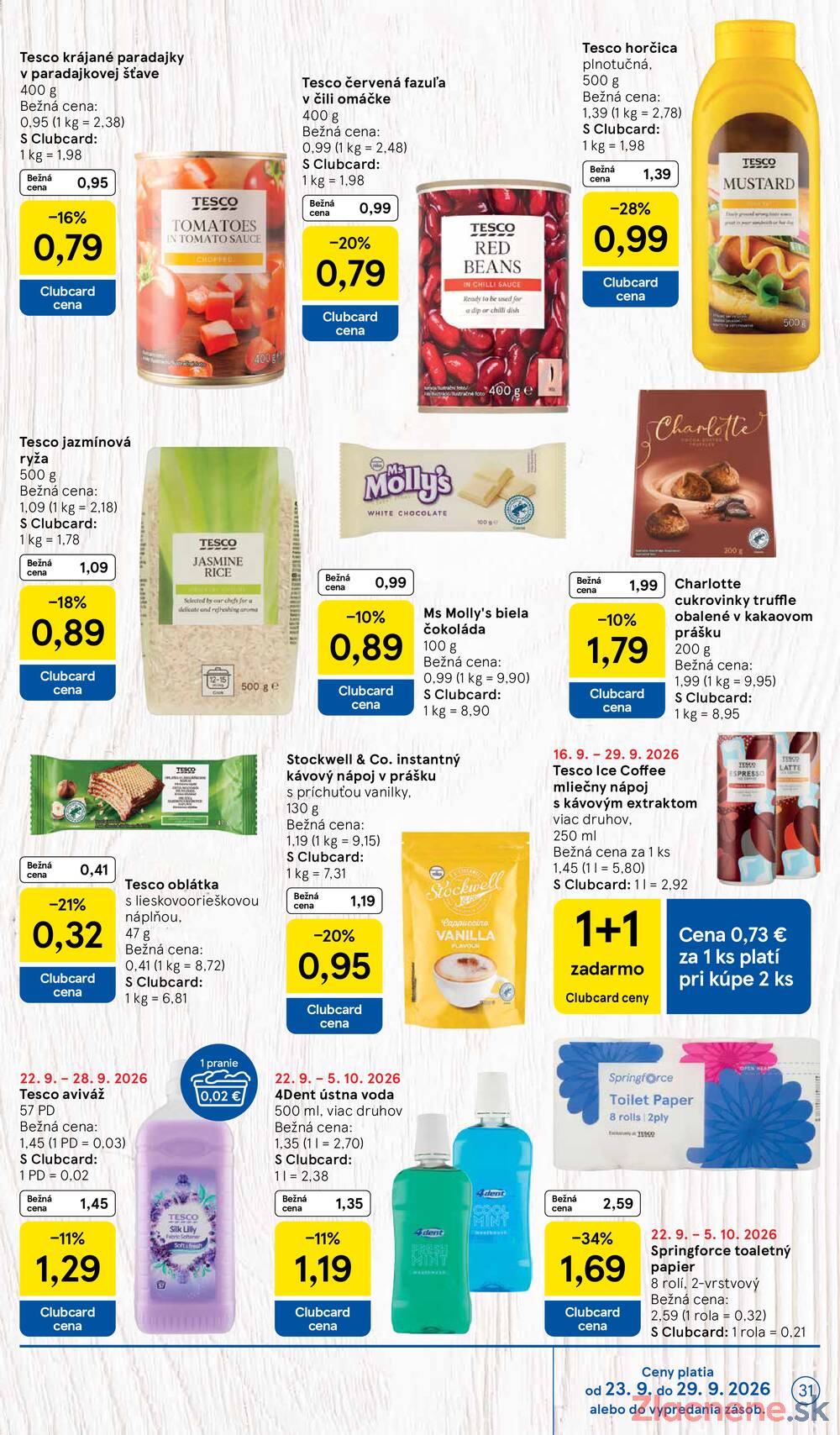 Tesco hypermarkety 23.9. - 29.9.