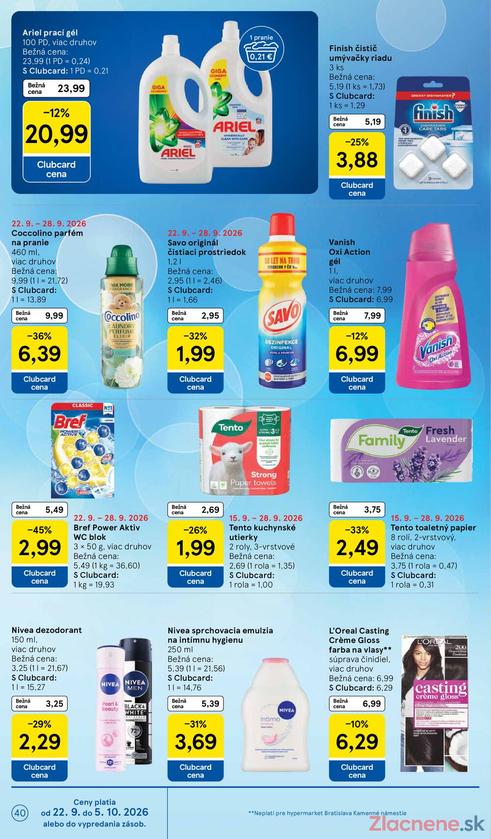 Tesco hypermarkety 23.9. - 29.9.
