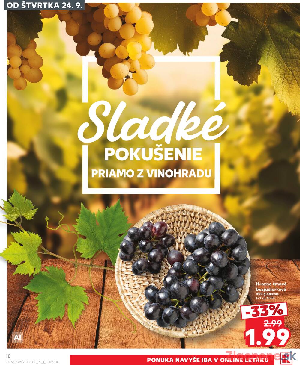 Leták Kaufland - Kaufland 24.9. - 30.9. - Kaufland Spišská Nová Ves - strana 10 Leták Kaufland - Kaufland 24.9. - 30.9. - Kaufland Spišská Nová Ves - strana 10