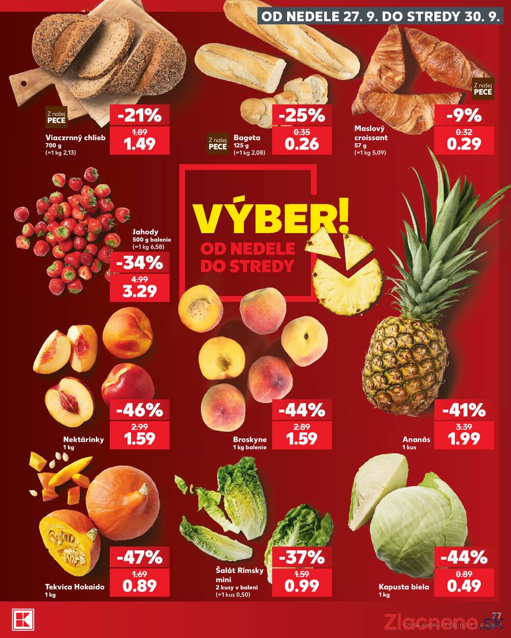 Kaufland 24.9. - 30.9. - Kaufland Rimavská Sobota