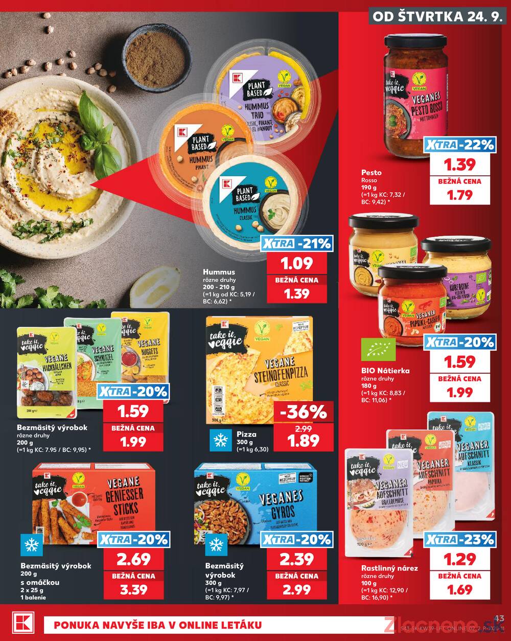 Kaufland 24.9. - 30.9. - Kaufland Púchov