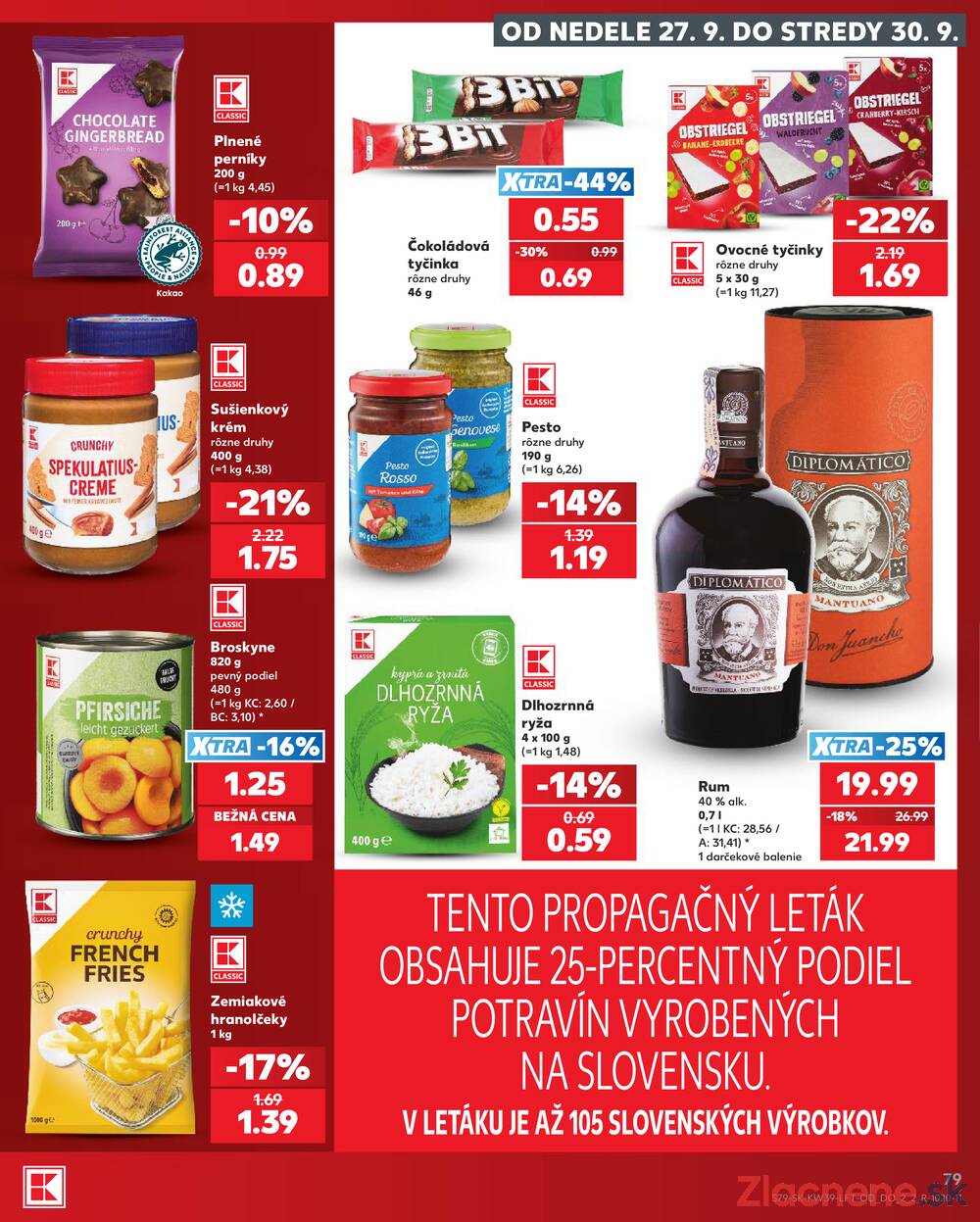Kaufland 24.9. - 30.9. - Kaufland Stará Ľubovňa