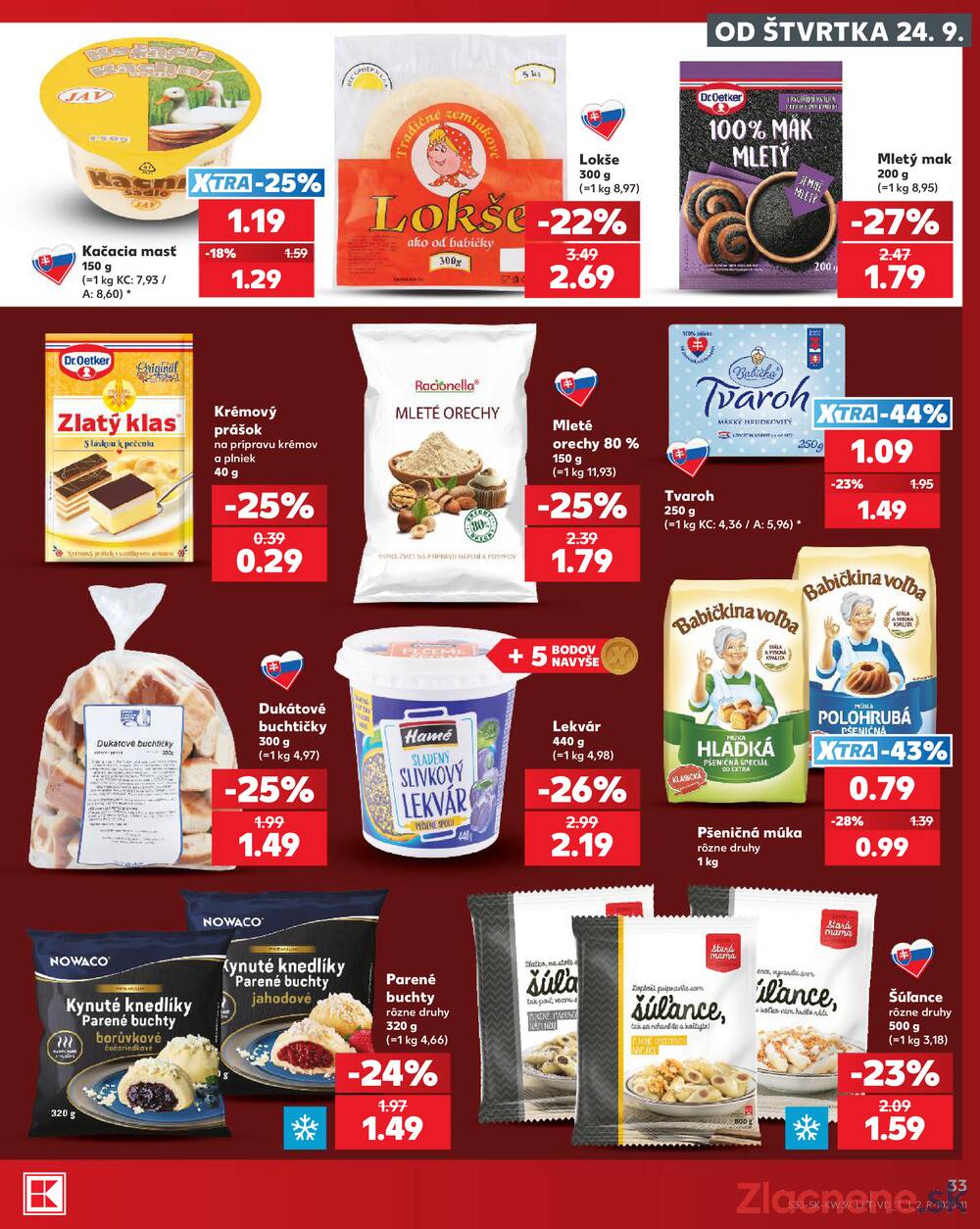 Kaufland 24.9. - 30.9. - Kaufland (A. H. Škultétyho, Veľký Krtíš)