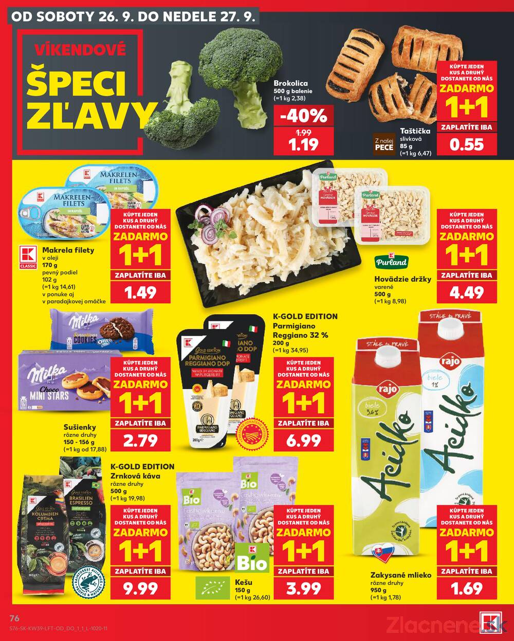 Leták Kaufland - Kaufland 24.9. - 30.9. - Kaufland Michalovce (Humenská cesta) - strana 76