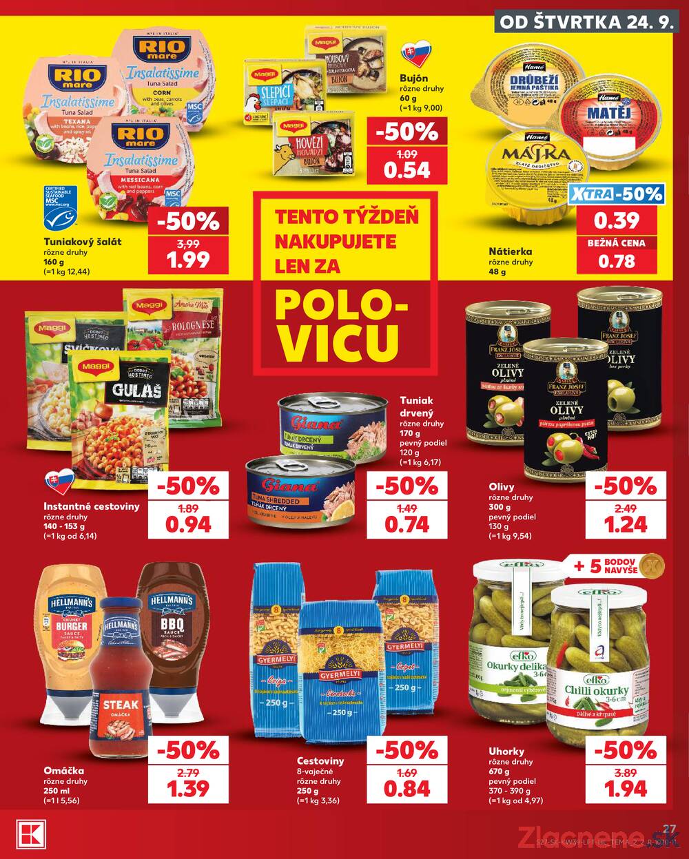 Kaufland 24.9. - 30.9. - Kaufland Bratislava - Bory