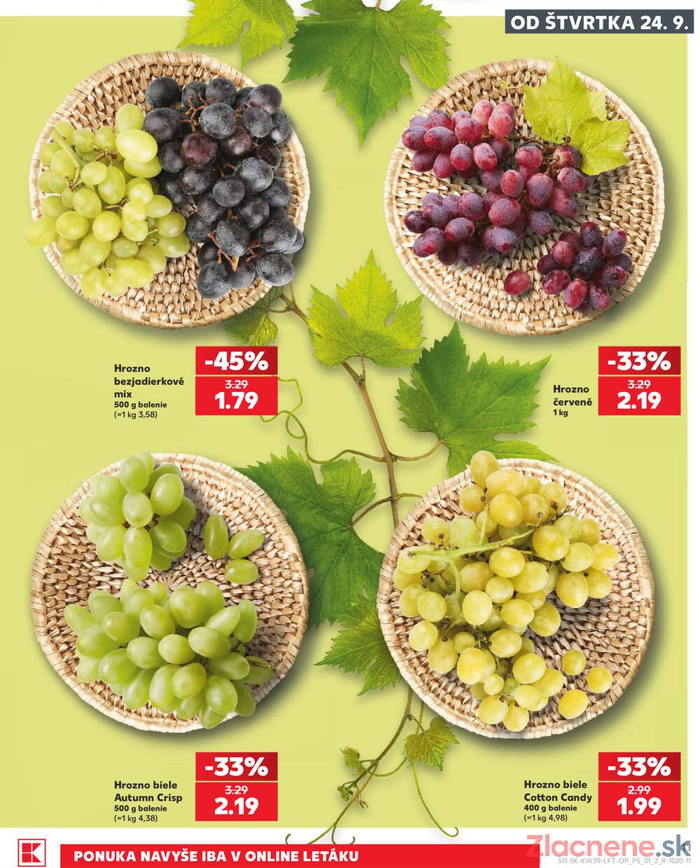 Kaufland 24.9. - 30.9. - Kaufland Trnava - Nová ul.