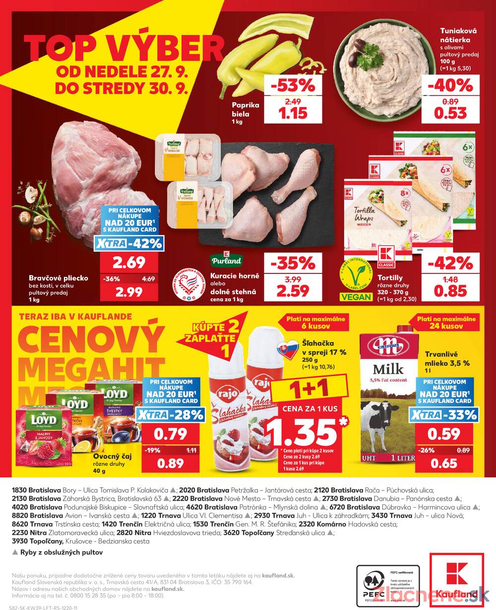 Kaufland 24.9. - 30.9. - Kaufland Trnava - Nová ul.