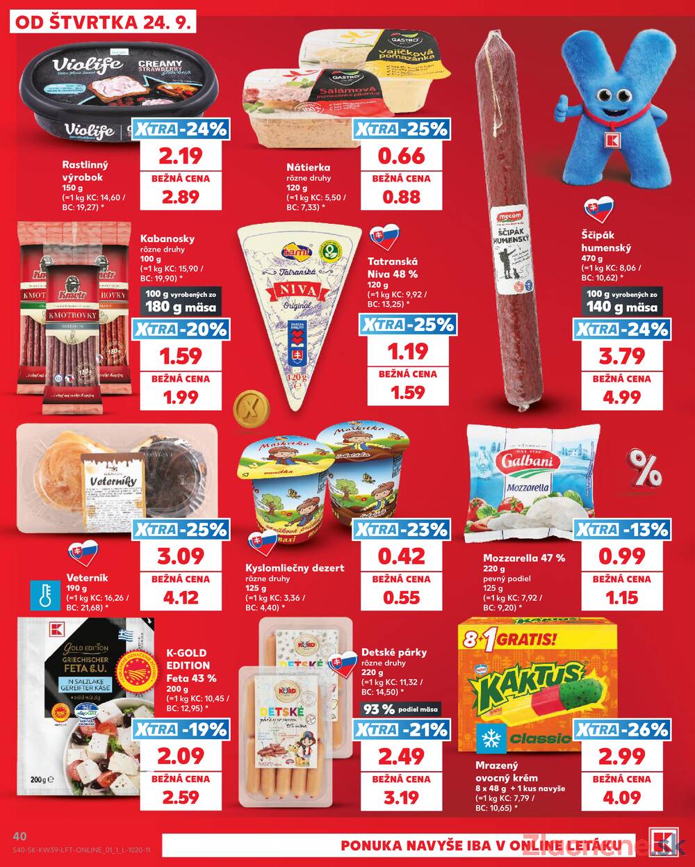Kaufland 24.9. - 30.9. - Kaufland Žilina