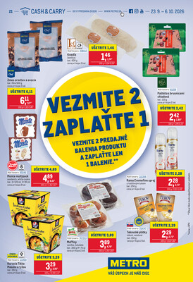 METRO : 6 letákov
