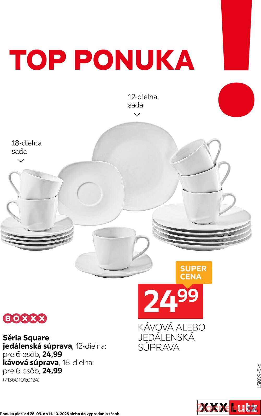 Leták XXXLutz - XXXLutz Top ponuka do 11.10. - strana 1 Leták XXXLutz - XXXLutz Top ponuka do 11.10. - strana 1