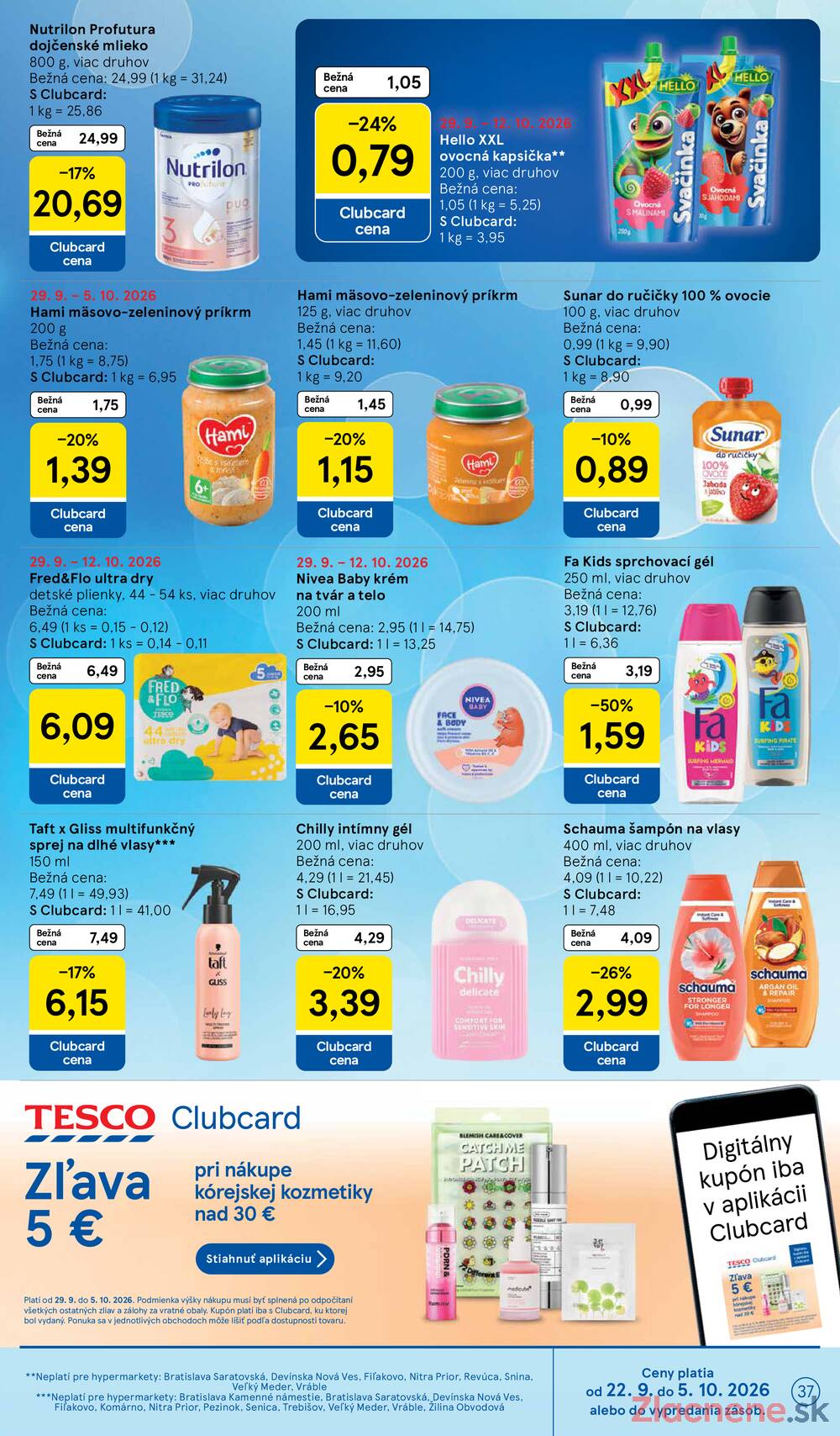 Tesco hypermarkety 30.9. - 6.10.