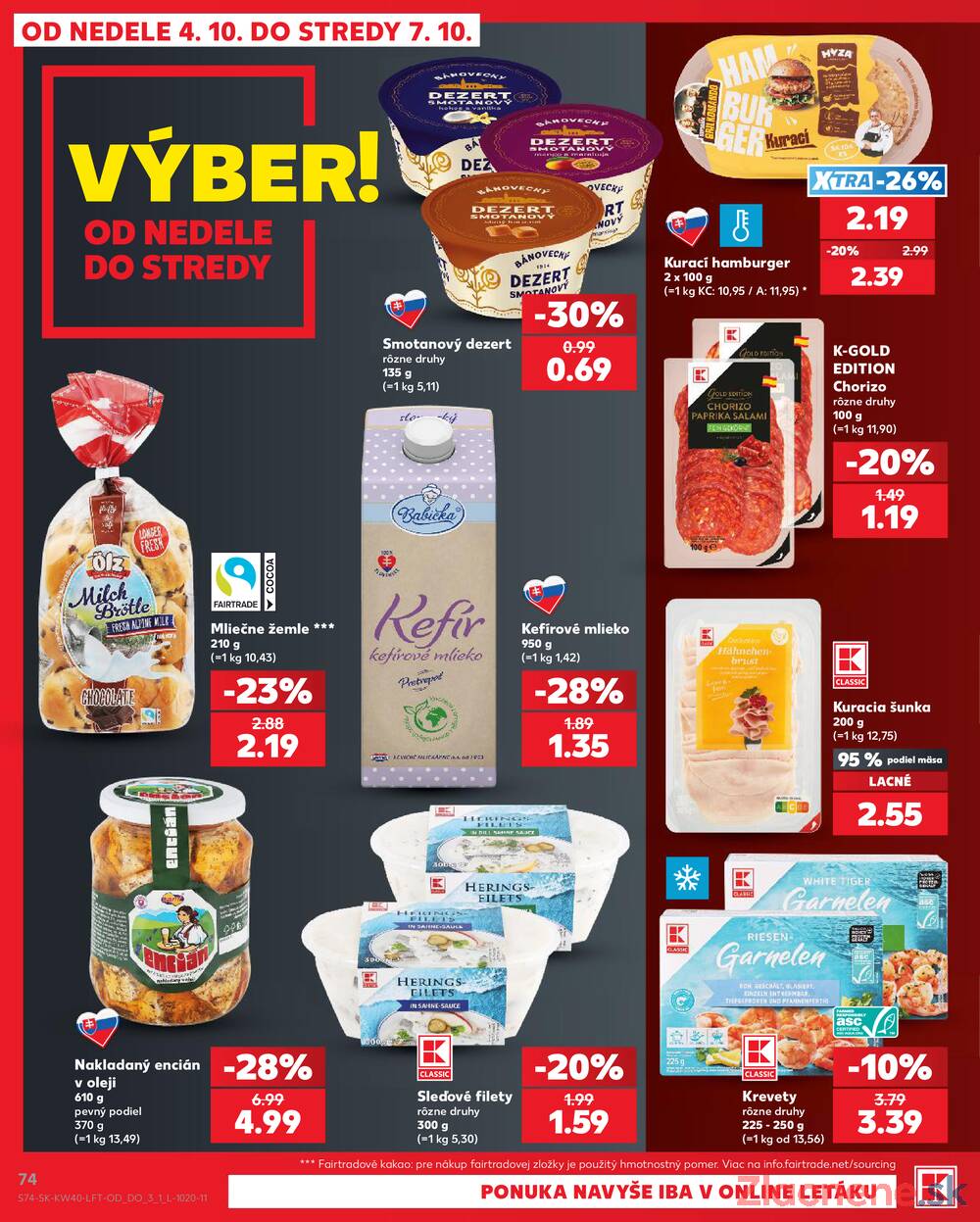 Leták Kaufland - Kaufland 1.10. - 7.10. - Kaufland Detva - strana 74 Leták Kaufland - Kaufland 1.10. - 7.10. - Kaufland Detva - strana 74