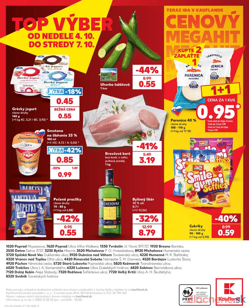 Kaufland 1.10. - 7.10. - Kaufland Bytča