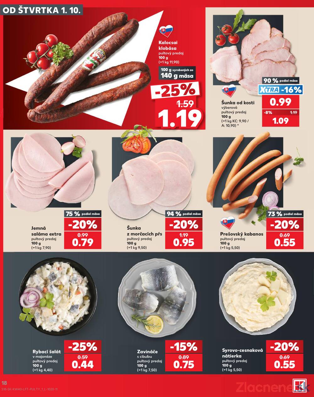 Kaufland 1.10. - 7.10. - Kaufland Púchov