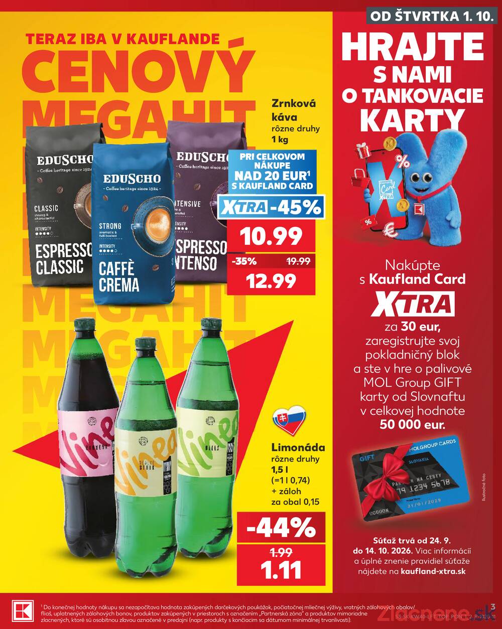Kaufland 1.10. - 7.10. - Kaufland Poprad - Jiřího Wolkera