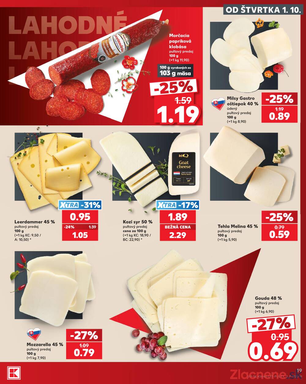 Kaufland 1.10. - 7.10. - Kaufland Poprad - Jiřího Wolkera