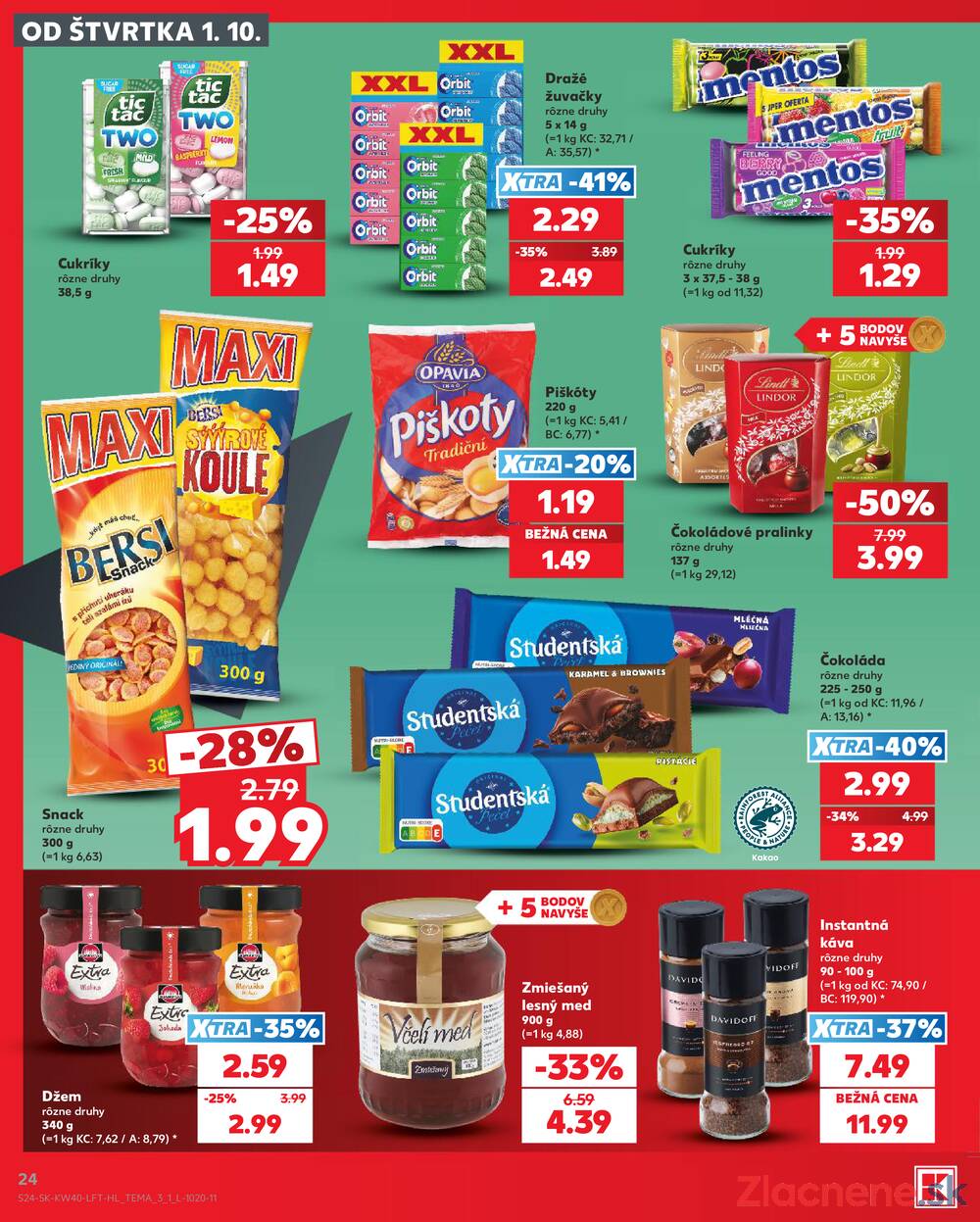 Kaufland 1.10. - 7.10. - Kaufland Poprad - Jiřího Wolkera