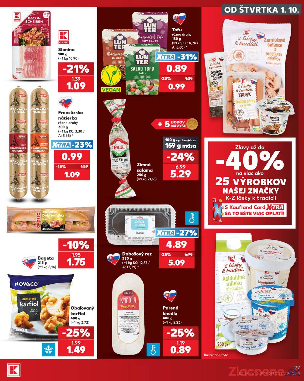 Kaufland 1.10. - 7.10. - Kaufland Poprad - Jiřího Wolkera