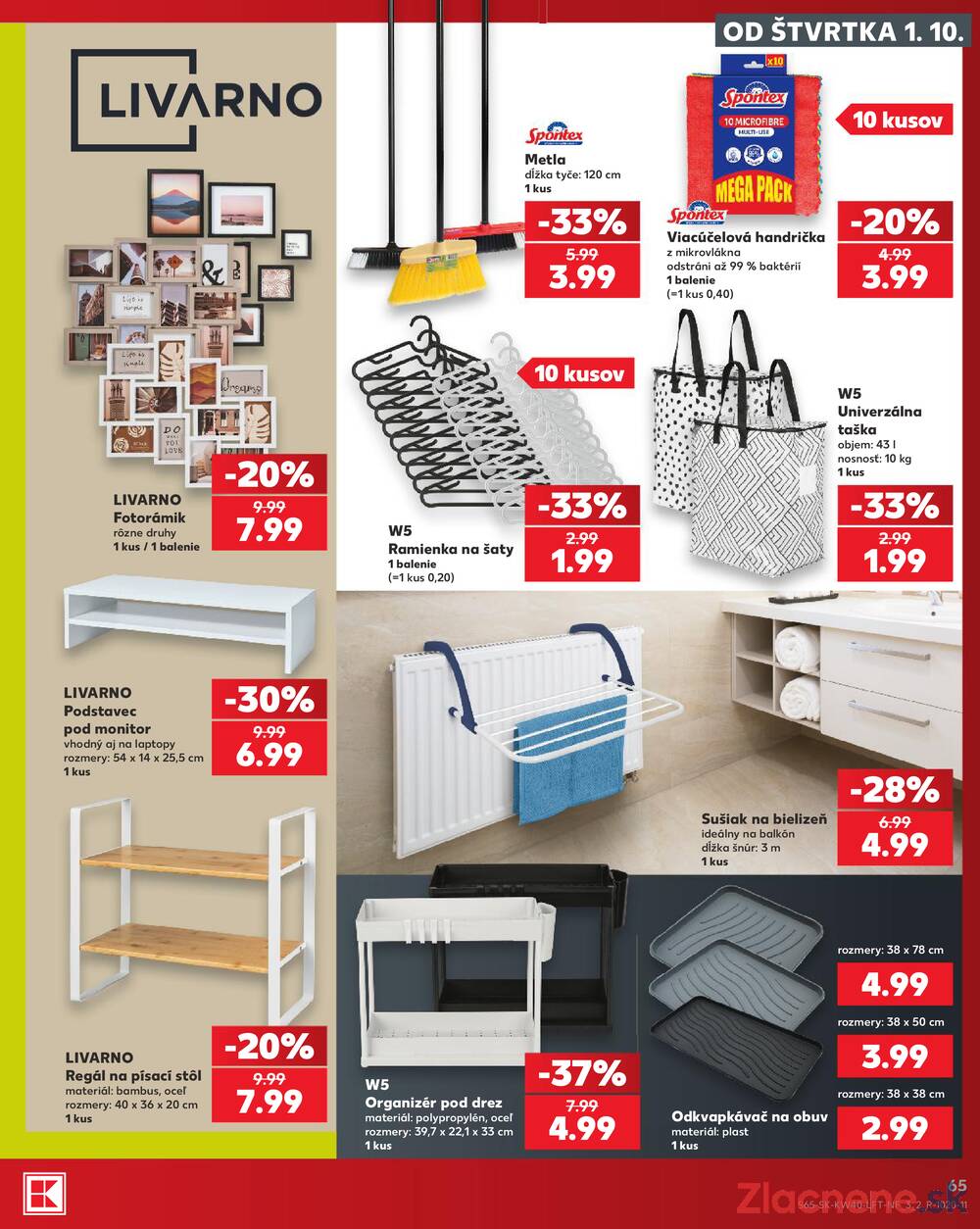 Kaufland 1.10. - 7.10. - Kaufland Poprad - Jiřího Wolkera