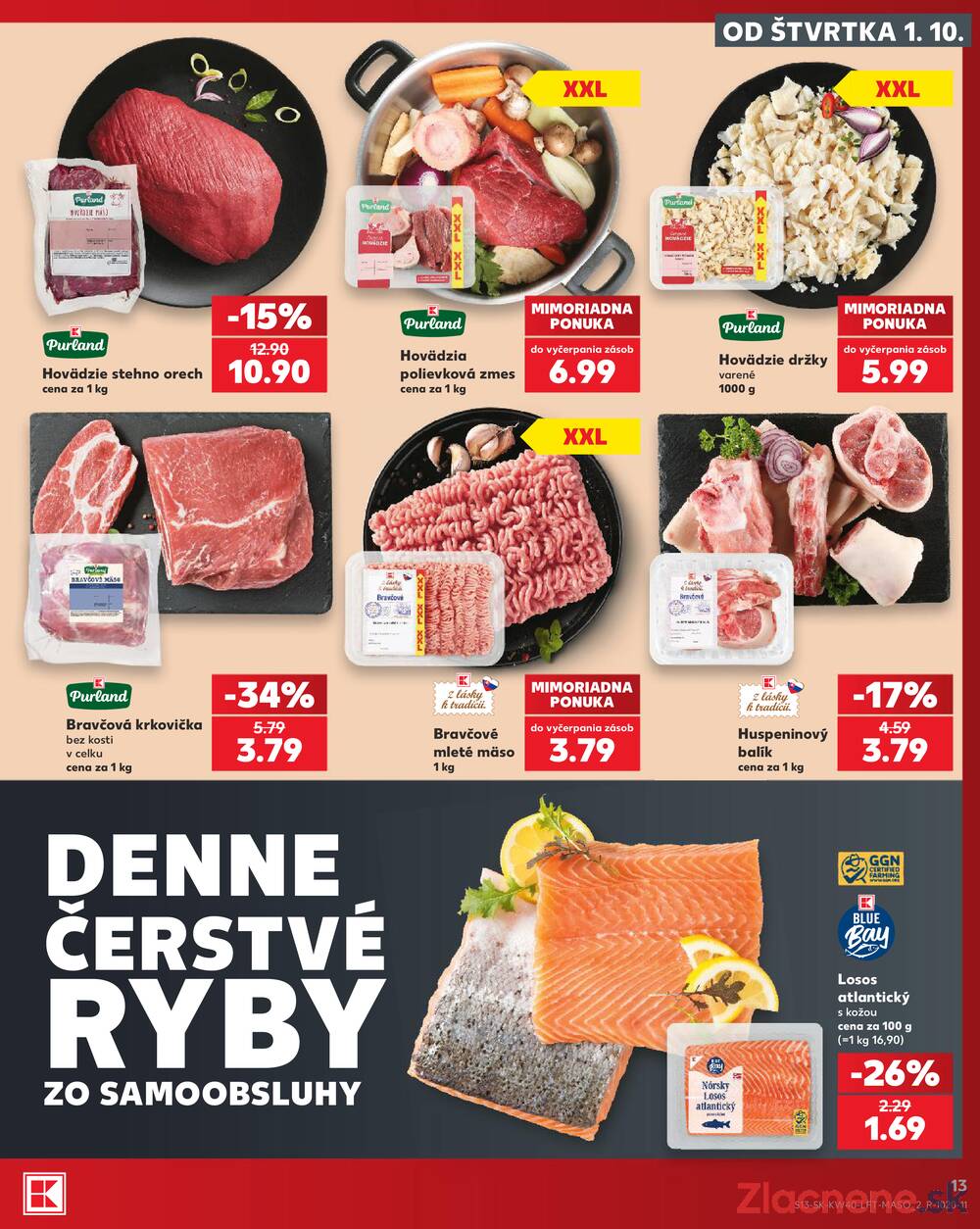 Kaufland 1.10. - 7.10. - Kaufland Piešťany