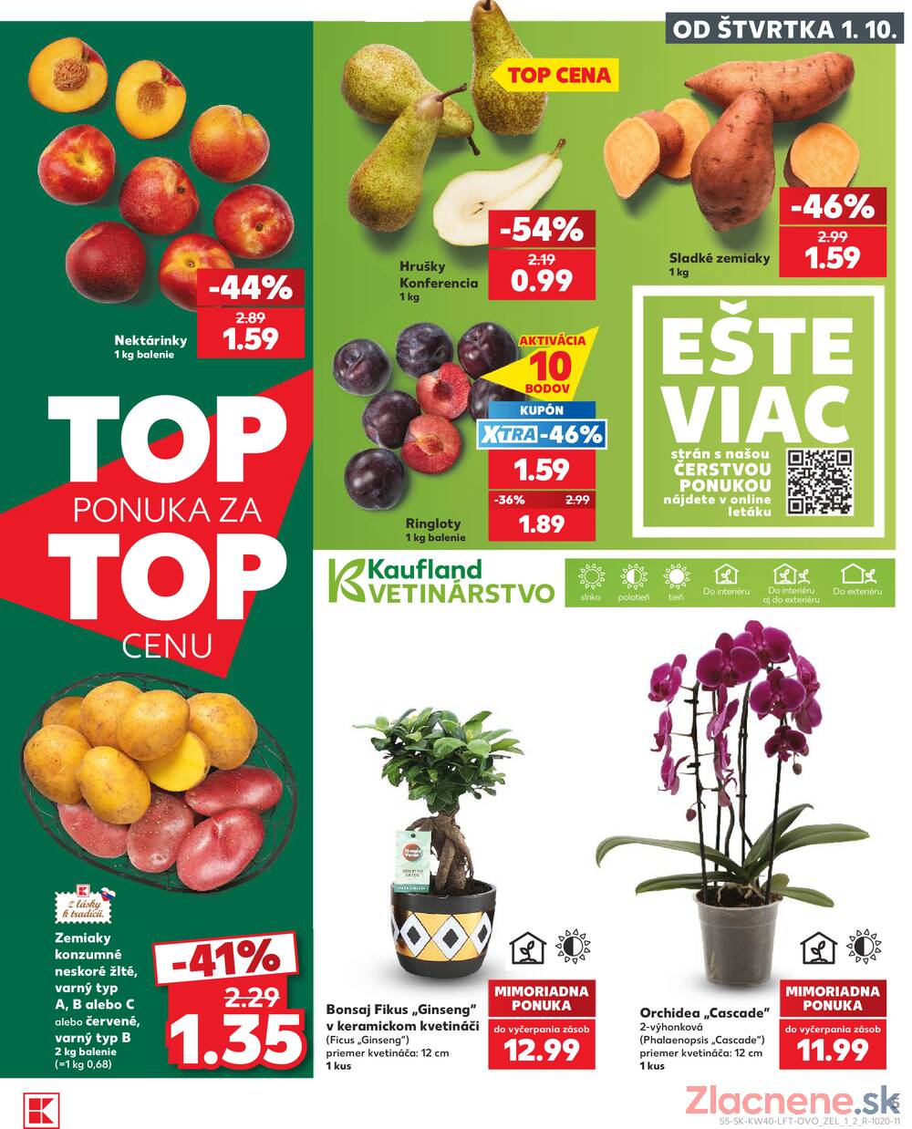 Kaufland 1.10. - 7.10. - Kaufland Bánovce nad Bebravou