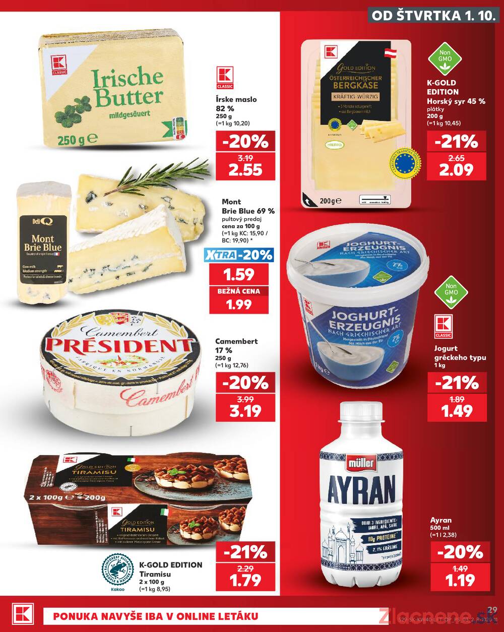 Kaufland 1.10. - 7.10. - Kaufland Bánovce nad Bebravou