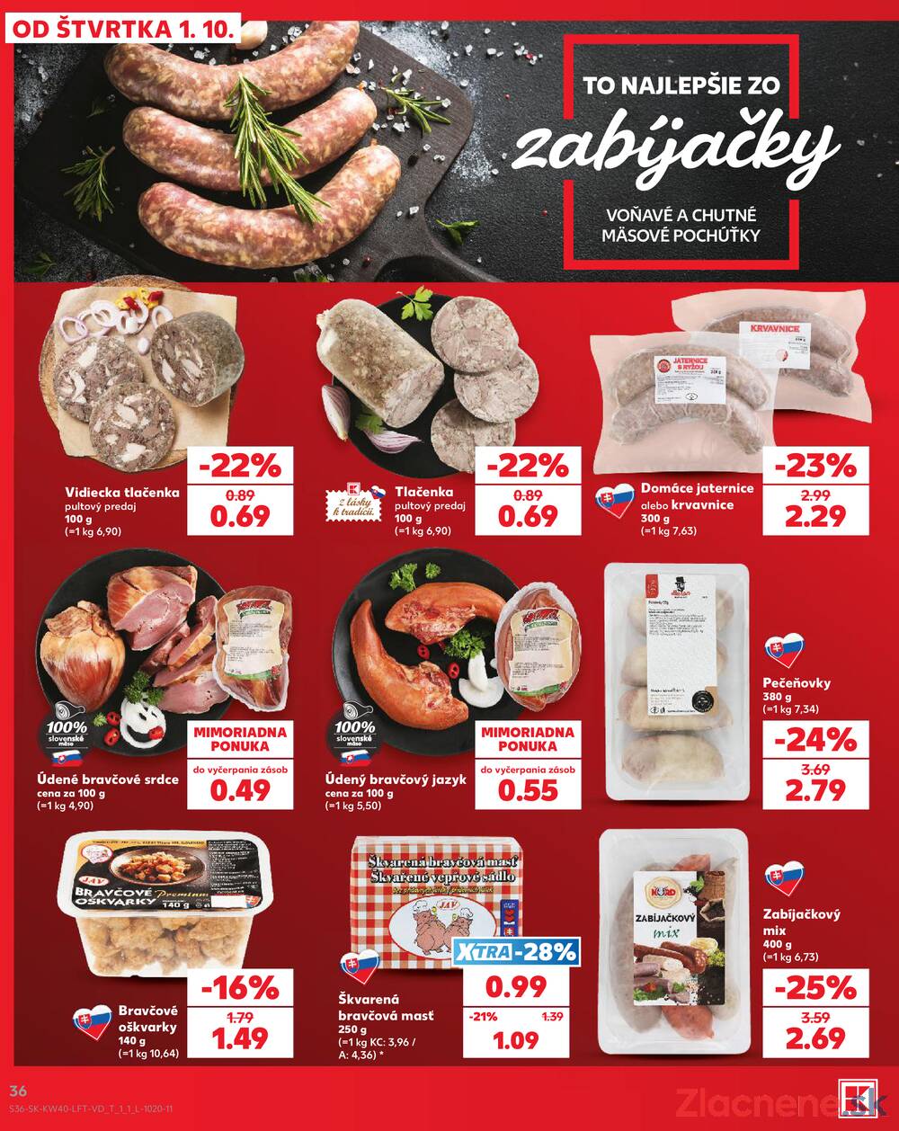 Kaufland 1.10. - 7.10. - Kaufland Bánovce nad Bebravou