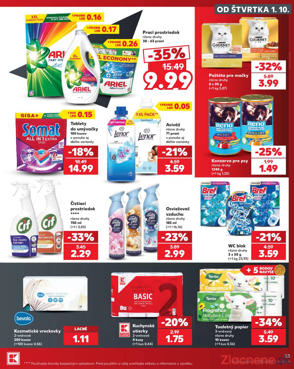 Kaufland 1.10. - 7.10. - Kaufland Bánovce nad Bebravou
