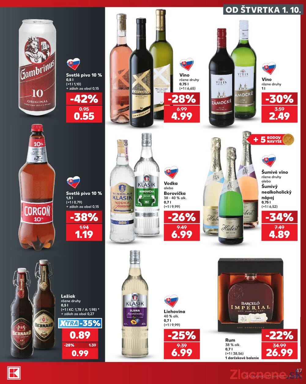 Kaufland 1.10. - 7.10. - Kaufland Bratislava - Petržalka