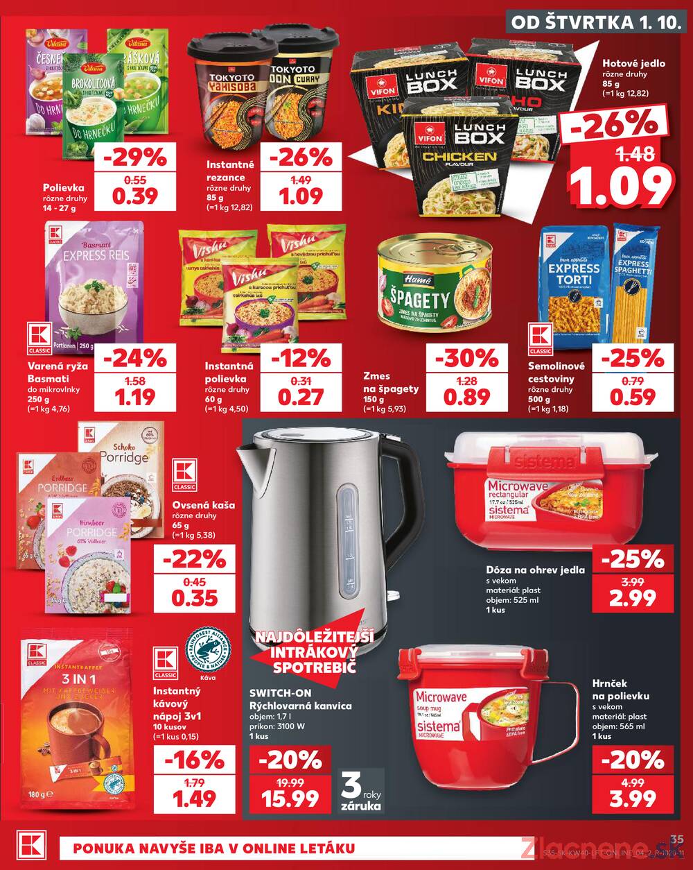 Kaufland 1.10. - 7.10. - Kaufland Košice - Nad Jazerom