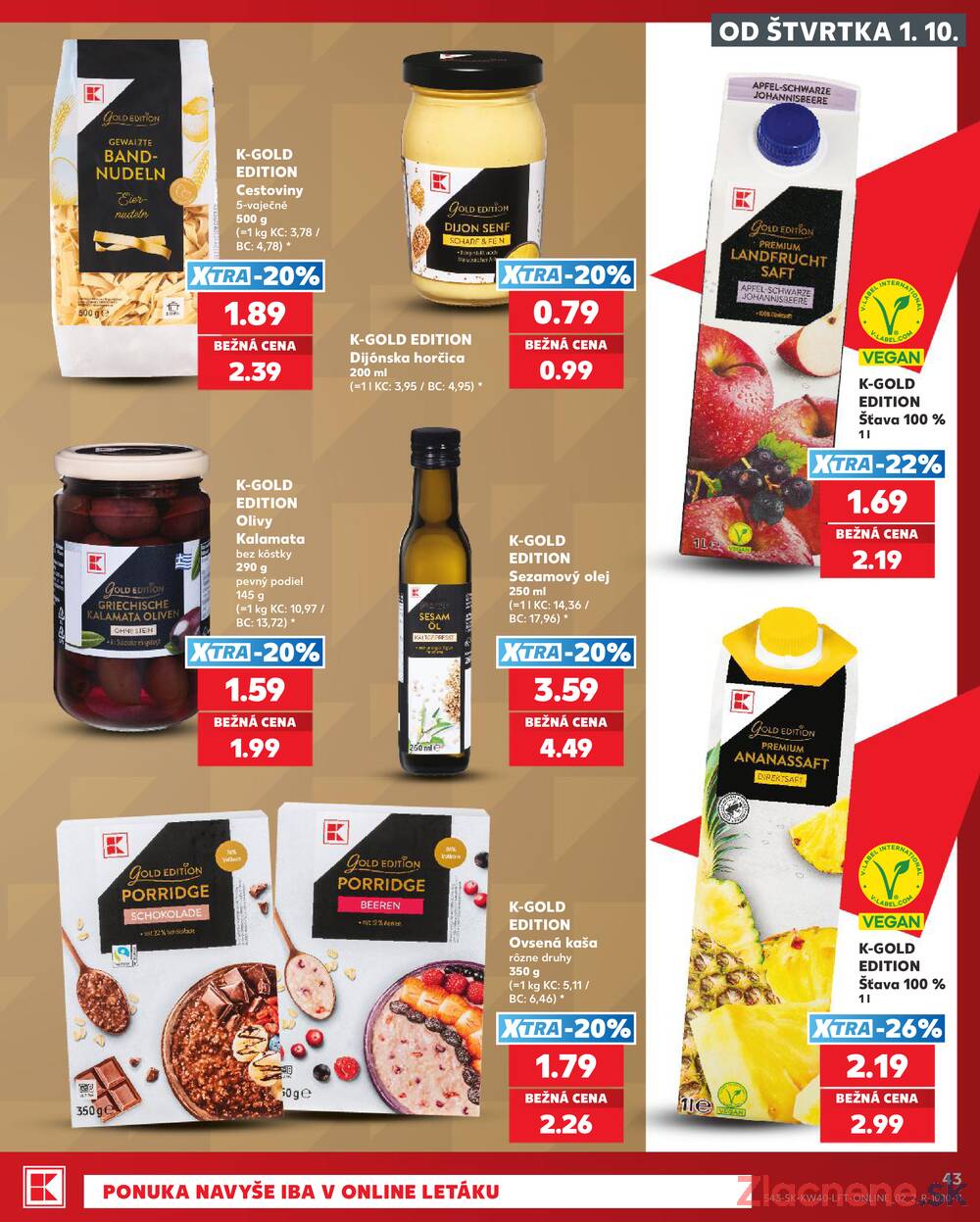 Kaufland 1.10. - 7.10. - Kaufland Košice - Nad Jazerom