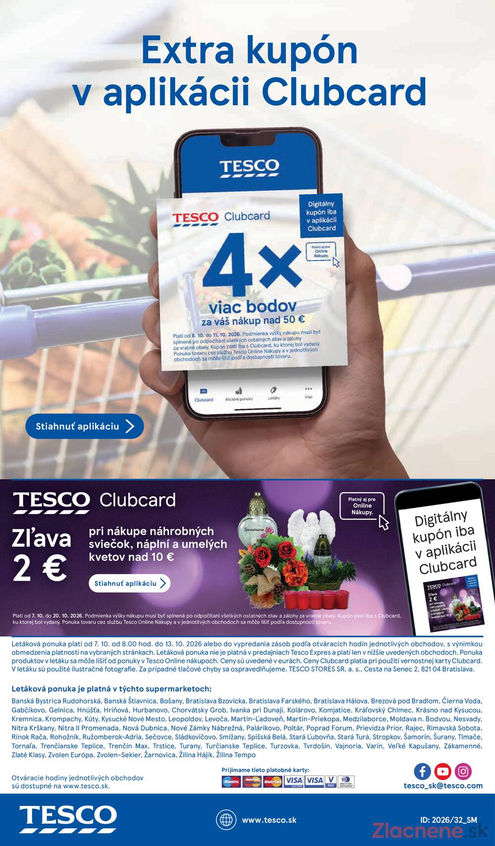 Tesco supermarkety od 7.10. do 13.10.2026