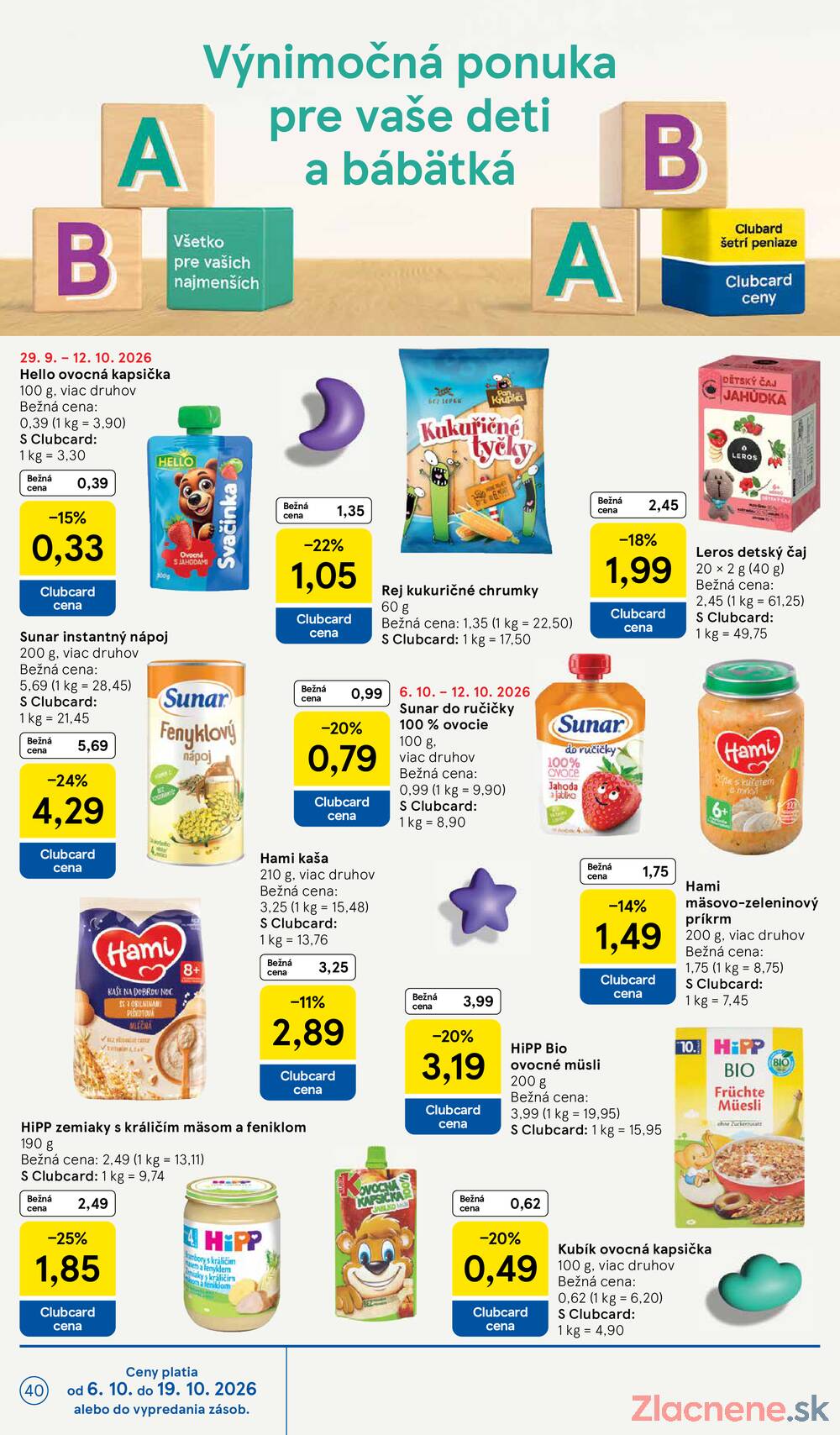 Tesco hypermarkety 7.10. - 13.10.