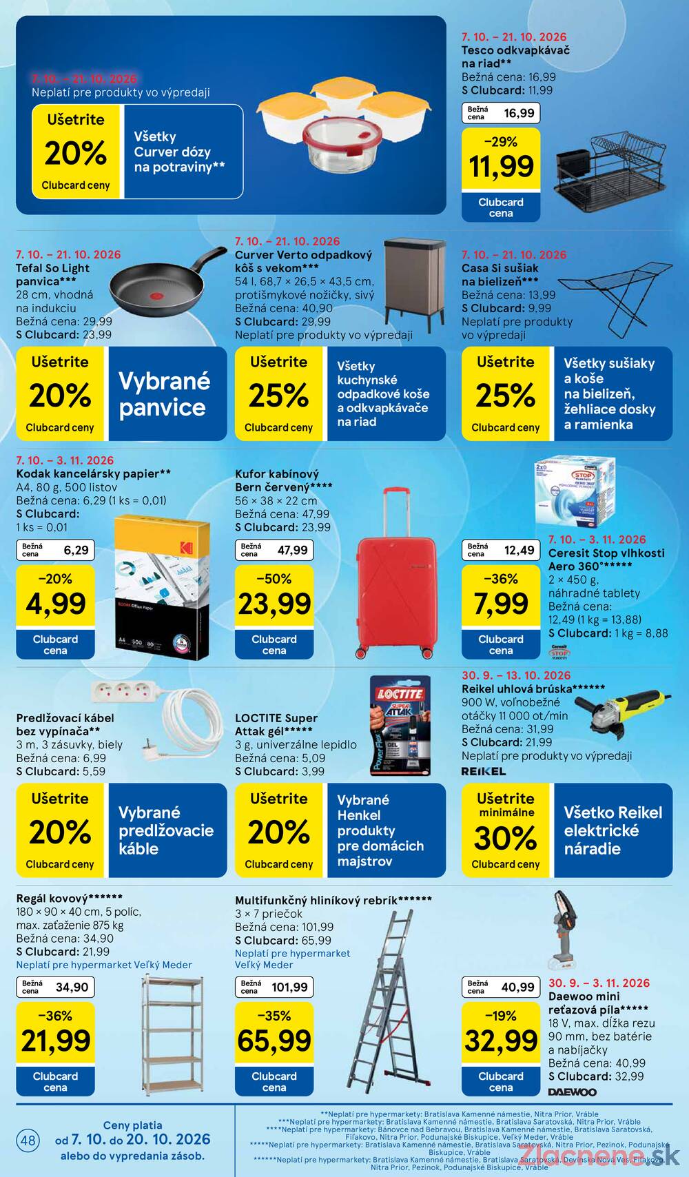 Tesco hypermarkety 7.10. - 13.10.