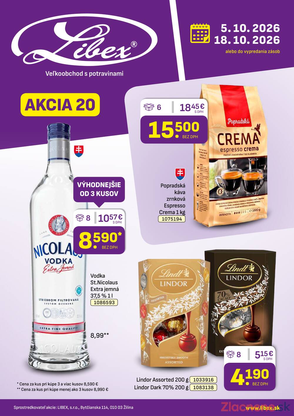 Leták Libex - Libex do 18.10. - strana 1 Leták Libex - Libex do 18.10. - strana 1