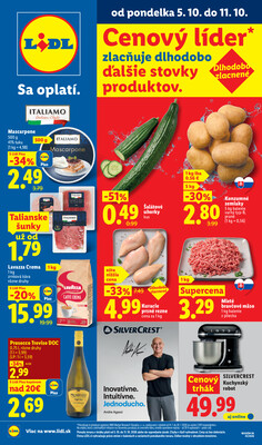 Leták Lidl do 11.10.