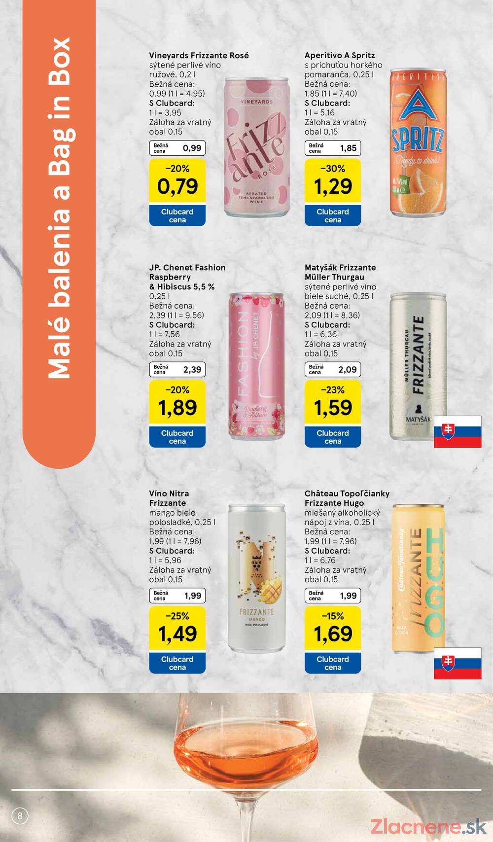 Leták Tesco - Tesco hypermarkety katalog Víno - strana 8 Leták Tesco - Tesco hypermarkety katalog Víno - strana 8